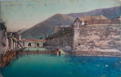 CP Ada Kaleh, antebelica, necirculata dar datata insemnari olografe foto