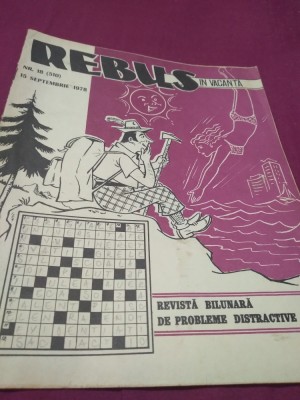 REVISTA REBUS IN VACANTA NR.18/15 SEPTEMBRIE 1978 foto