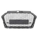 Grila masca fata AUDI A3 (8V), 05.2016-12.2020 model RS3,Negru stralucitor; fara emblema
