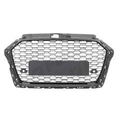 Grila masca fata AUDI A3 (8V), 05.2016-12.2020 model RS3,Negru stralucitor; fara emblema