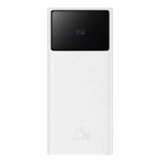 POWER BANK Baseus Star-Lord Digital Display, 30000mAh, 22.5W, 2 x USB; 1 x USB Type-C, digital display pt. status baterie, total 3A, alb, &quot;PPXJ080102&quot;