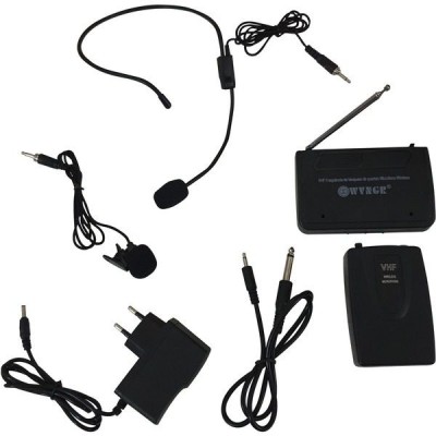 Set 2 microfoane wireless tip lavaliera si Over-head cu receptor WVNGR foto