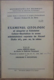 Examenul sangelui in urma administrarii repetate de alcool etylic la caine/ 1937