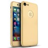 Husa apple iphone 7 premium full cover 360 auriu + folie cadou, Flippy