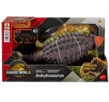 Figurina articulata, Jurassic World Rebirth, Wild Roar, Ankylosaurus, JGB90