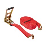 Chingă de ancoraj cu clichet, roşu, 5000&nbsp;kg, 50&nbsp;mm &times; 10&nbsp;m