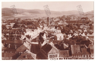 2725 - MEDIAS, Sibiu, Panorama, Romania - old postcard - unused foto