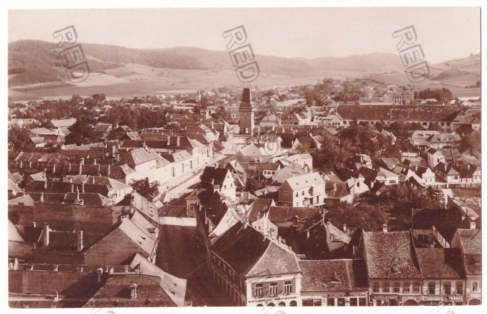 2725 - MEDIAS, Sibiu, Panorama, Romania - old postcard - unused