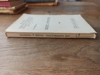 ION AGARBICEANU -= SCHITE SI POVESTIRI, ORASTIE * 1912* PRIMA EDITIE,BROSATA foto
