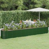 vidaXL Strat &icirc;nălțat grădină 440x80x68 cm oțel vopsit electrostatic