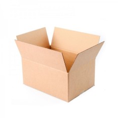 Set 10 Cutii Clasice, 330x240x160 mm, Carton Natur Ondulat in 3 Straturi, Cutie Clasica, Cutie pentru Ambalare si Depozitare, Cutie Carton, Cutie Tran foto