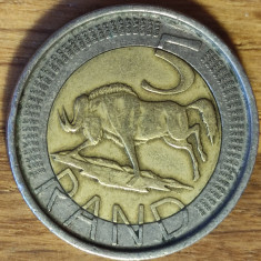 Africa de Sud 5 Rand 2005 - Bimetal, an unic. (Afrika Dzonga - South Africa)