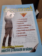 Revista Documnet nr.1/2000 Buletinul arhivelor militare romane