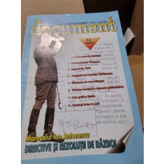 Revista Documnet nr.1/2000 Buletinul arhivelor militare romane