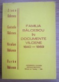 Corneliu Tamas - Familia Balcescu in documente valcene 1840-1869