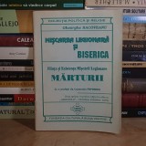 GHEORGHE RACOVEANU - MISCAREA LEGIONARA SI BISERICA * MARTURII *