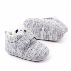 Botosei pentru bebelusi - Grey teddy (Marime Disponibila: 9-12 luni (Marimea 20 foto