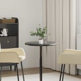 vidaXL Blat de masă, negru, &Oslash;50x2,5 cm, marmură 149193