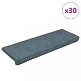 vidaXL Covorașe scară 30 buc 65x21x4 cm verde