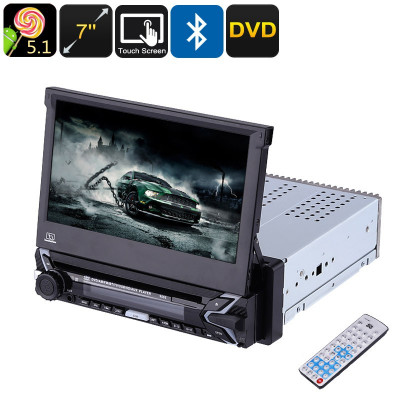 Media Player 7&amp;amp;quot; Cu Touchscreen DVD MP3 MP4 Bluetooth 1 Din Cod 9505 050718-3 foto