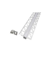 Profil aluminiu banda LED pentru rigips 2m mat V-TAC foto