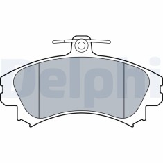 DELPHI LP3533 set placute frana,frana disc foto