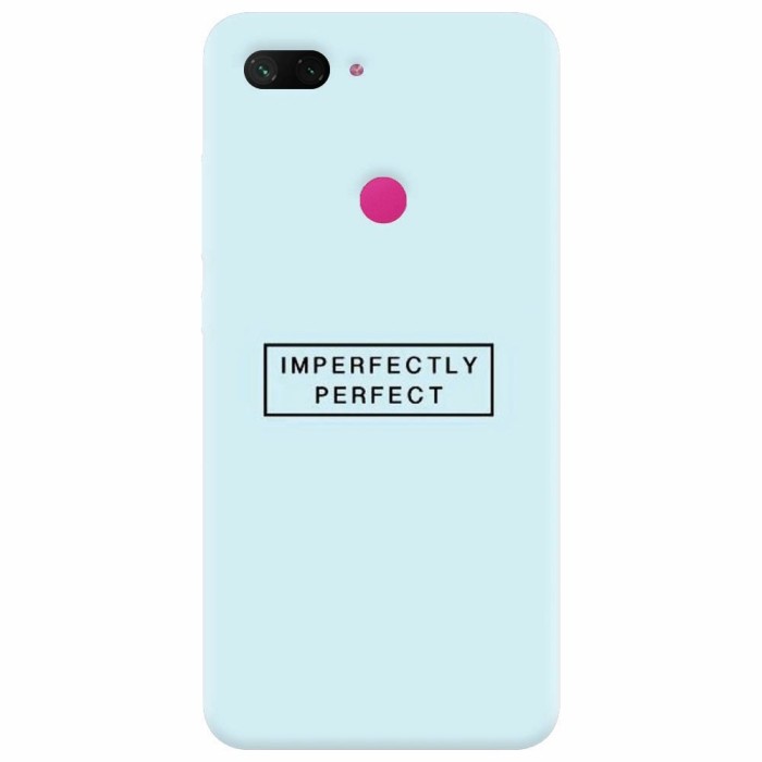 Husa silicon pentru Xiaomi Mi 8 Lite, Imperfectly Perfect