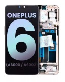 Display telefon OnePlus 6 Service Pack Originala (White)
