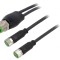 Cablu de conectare M8 3 PIN 1.5m PVC