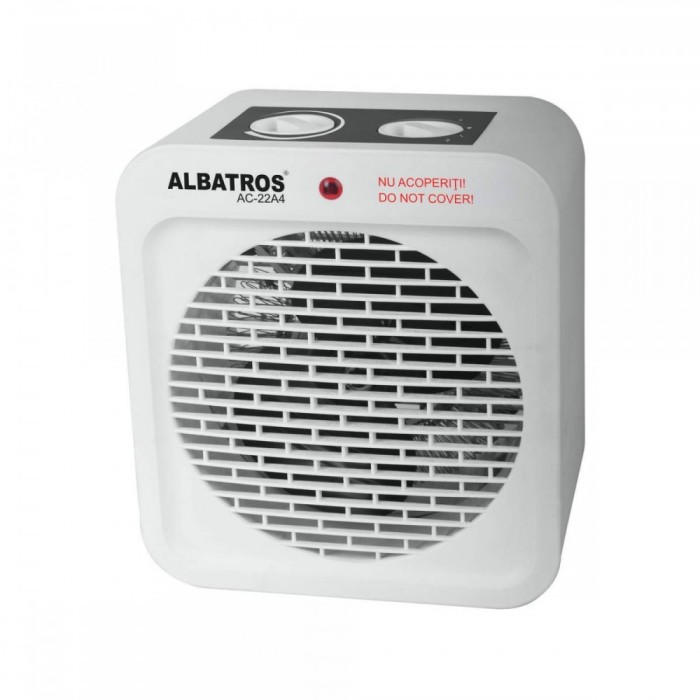 Aeroterma electrica Albatros AC-22A4 2 viteze 2000W Alb Aeroterma electrica Albatros AC-22A4 2 viteze 2000W Alb