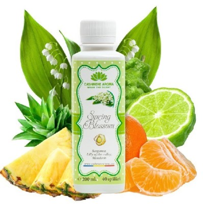 Parfum de rufe albe si color, 200 ml, 40 spalari, Cashmere Aroma, Spring Blossom foto