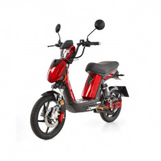 Scuter electric moped HECHT Betis Red, 800 W, autonomie 40 km, viteza maxima 40 km/h, acumulator Li-Ion 48 V, 12 Ah, rosu