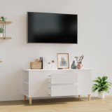 Cumpara ieftin Comodă TV, alb, 102x44,5x50 cm, lemn prelucrat
