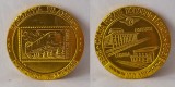 CFR - Calea ferata Dorohoi - Leorda 1888-1988, medalie rara