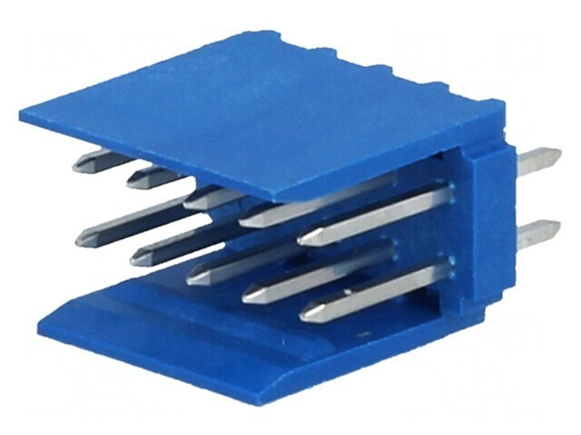 Soclu cablu-placă tată HE14 2,54mm 10 pini THT cositorit