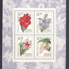 Russia USSR 1971 Flowers, perf. sheet, MNH S.371