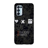 Husa compatibila cu Oppo A55, Viceversa, model Love Death Robots, Silicon, TPU, Transparent, Carcasa