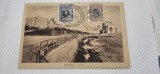 Carte postala CAZINOU CONSTANTA , cu timbre si stampila de ocupatie BULGARA , an 1918