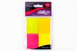Notite Adezive Strigo, 4 Paduri Neon, 50A 37.5 mm, 200 File