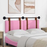 vidaXL Cap de pat suspendat Pe perete Roz 120 x 40 cm Lemn compozit 42031433