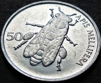 Moneda 50 STOTINOV - SLOVENIA, anul 1996 *cod 3671 A foto