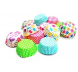 Set 100 Forme Copt Briose Hartie 11 cm Multicolore TopBazar