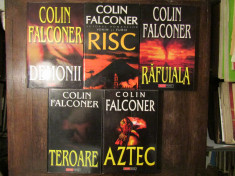 5 titluri COLIN FALCONER: Demonii / Risc / Rafuiala / Aztec / Teroare foto