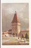 RF121 - Carte Postala - Muzeul Brukenthal Sibiu - Johann Bobel. Poarta Cisnadiei din Sibiu, necirculata