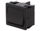 Rocker DPDT ON-ON 10A/250VAC Negru IP40 Fără 1804
