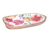Platou servire lemn multicolor Iole II 35 x 20 x 4 cm