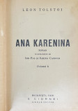 Ana Karenina - Leon Tolstoi (1928), 2 volume colegate