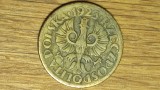 Polonia - moneda de colectie istorica - 5 groszy / grosi 1923 W - varianta mai rara de alama, Europa