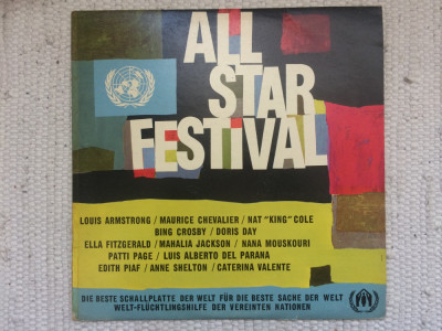 all star festival disc vinyl lp various selectii muzica pop usoara blues jazz UN foto