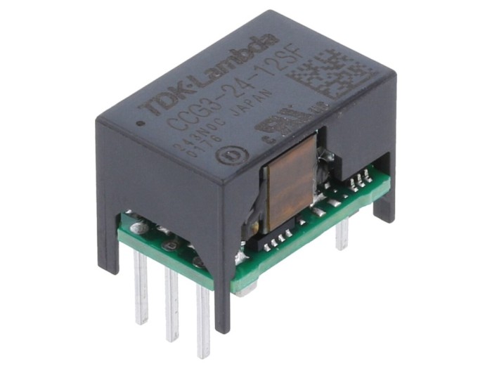 Convertor DC/DC 3W 9-36V 12V THT